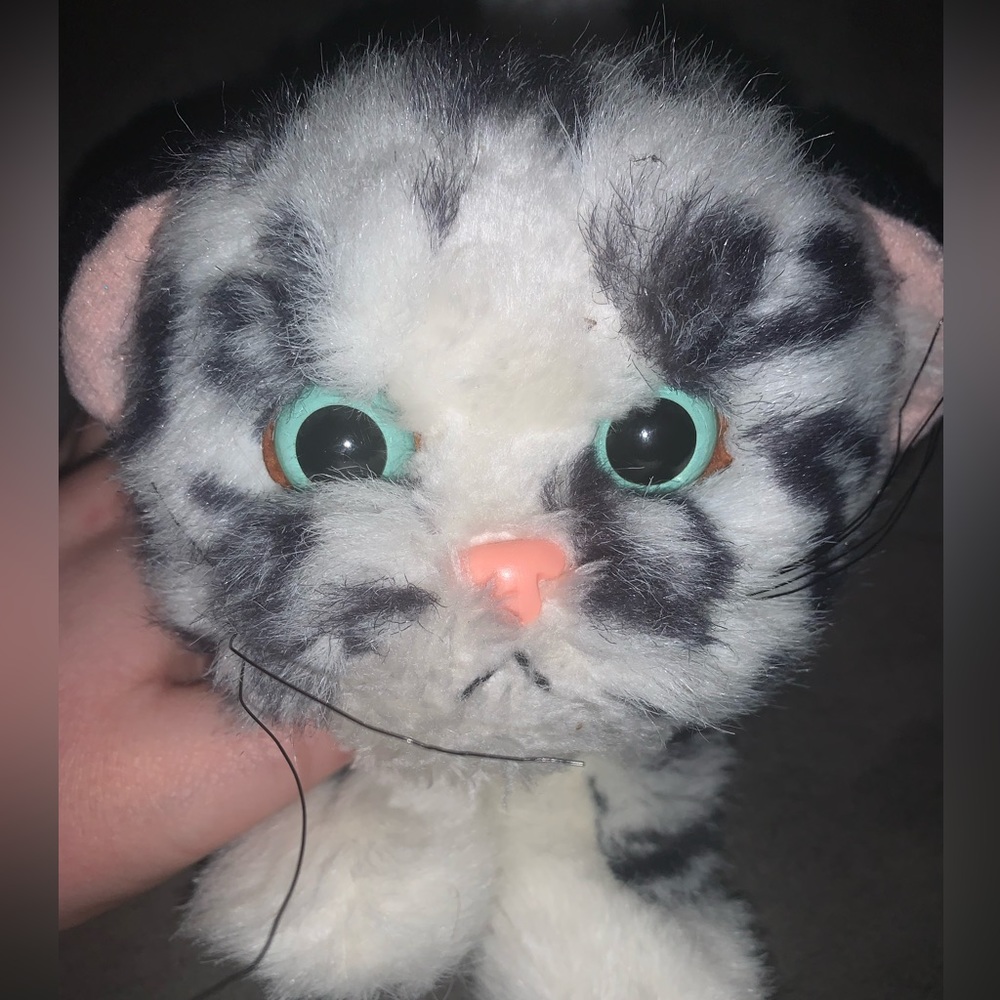 1992 Vintage Tyco Kitty Kitty Jungle kitten snow leopard cub purring